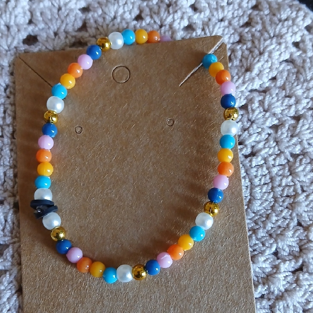 Colorful Beaded Kids Bracelet